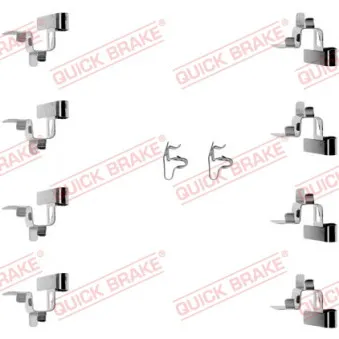 QUICK BRAKE 109-1191 - Kit d'accessoires, plaquette de frein à disque