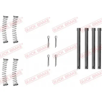 Kit d'accessoires, plaquette de frein à disque QUICK BRAKE 109-1210