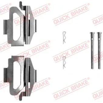 QUICK BRAKE 109-1225 - Kit d'accessoires, plaquette de frein à disque