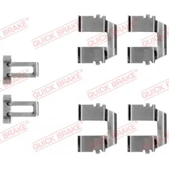 QUICK BRAKE 109-1233 - Kit d'accessoires, plaquette de frein à disque