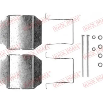 Kit d'accessoires, plaquette de frein à disque QUICK BRAKE OEM 8DZ 355 202-751
