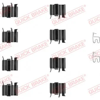 QUICK BRAKE 109-1244 - Kit d'accessoires, plaquette de frein à disque