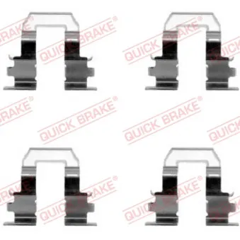 QUICK BRAKE 109-1255 - Kit d'accessoires, plaquette de frein à disque