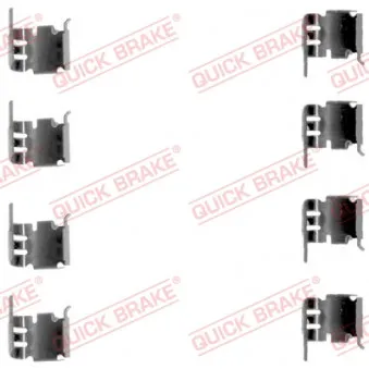 QUICK BRAKE 109-1286 - Kit d'accessoires, plaquette de frein à disque
