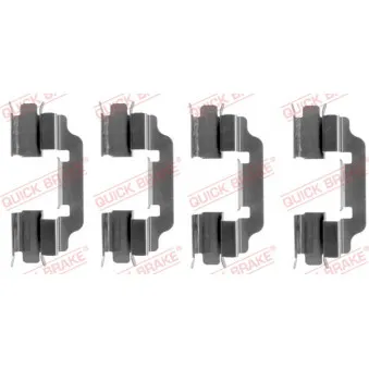 QUICK BRAKE 109-1601 - Kit d'accessoires, plaquette de frein à disque