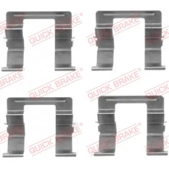 QUICK BRAKE 109-1605 - Kit d'accessoires, plaquette de frein à disque