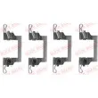 Kit d'accessoires, plaquette de frein à disque QUICK BRAKE [109-1614]