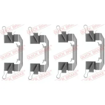 QUICK BRAKE 109-1626 - Kit d'accessoires, plaquette de frein à disque