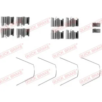 QUICK BRAKE 109-1651 - Kit d'accessoires, plaquette de frein à disque