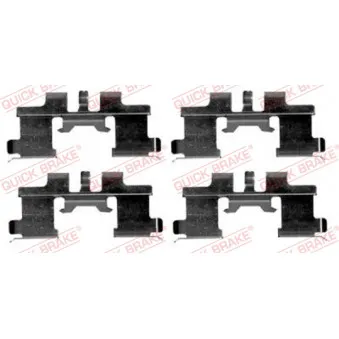 QUICK BRAKE 109-1677 - Kit d'accessoires, plaquette de frein à disque