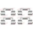 Kit d'accessoires, plaquette de frein à disque QUICK BRAKE [109-1703]