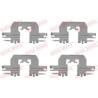 Kit d'accessoires, plaquette de frein à disque QUICK BRAKE 109-1724