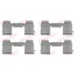 Kit d'accessoires, plaquette de frein à disque QUICK BRAKE [109-1726]