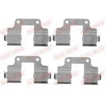 Kit d'accessoires, plaquette de frein à disque QUICK BRAKE 109-1739 pour VOLKSWAGEN PASSAT 2.2 eD4 - 150cv