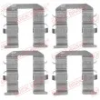 Kit d'accessoires, plaquette de frein à disque QUICK BRAKE [109-1758]