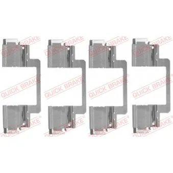 QUICK BRAKE 109-1774 - Kit d'accessoires, plaquette de frein à disque