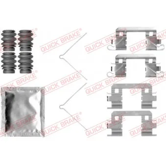 Kit d'accessoires, plaquette de frein à disque QUICK BRAKE 109-1811