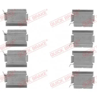 QUICK BRAKE 109-1820 - Kit d'accessoires, plaquette de frein à disque