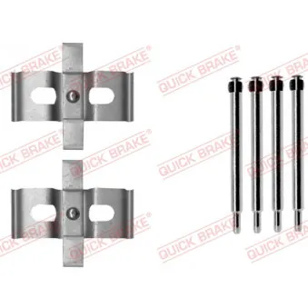 Kit d'accessoires, plaquette de frein à disque QUICK BRAKE 109-1878 pour FIAT DUCATO SEC/CL 500 - 320cv