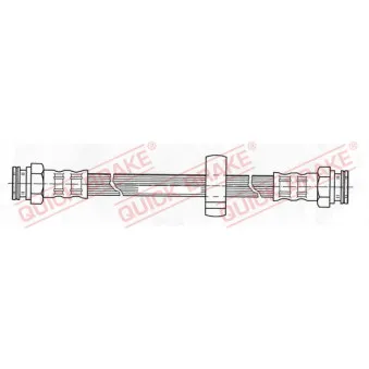 QUICK BRAKE 22.104 - Flexible de frein