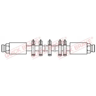 Flexible de frein QUICK BRAKE OEM 60544765