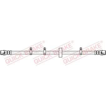 Flexible de frein QUICK BRAKE OEM 7D0611702B