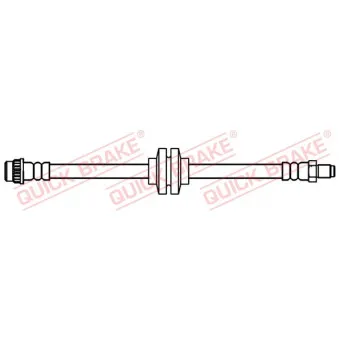 Flexible de frein QUICK BRAKE 32.135 pour RENAULT CLIO 1.2 TCe 120 - 120cv