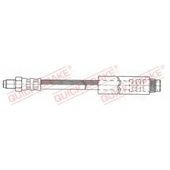 Flexible de frein QUICK BRAKE OEM 7700811704