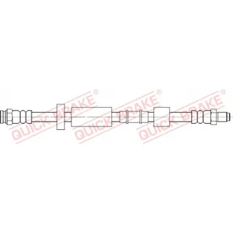 Flexible de frein QUICK BRAKE OEM 46845598