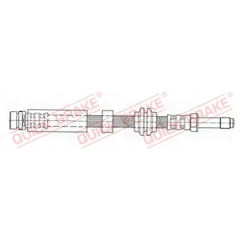 Flexible de frein QUICK BRAKE OEM 6960026