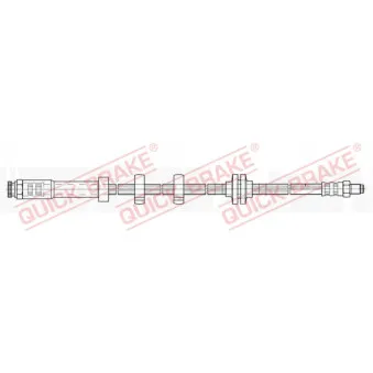 Flexible de frein QUICK BRAKE OEM 46423177