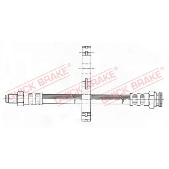 Flexible de frein QUICK BRAKE OEM 480673