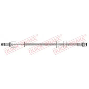Flexible de frein QUICK BRAKE OEM 30792532