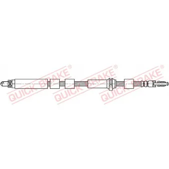 Flexible de frein QUICK BRAKE OEM 1303844