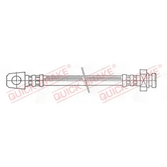 Flexible de frein QUICK BRAKE OEM 46203C7000