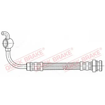 Flexible de frein QUICK BRAKE OEM NA0143990