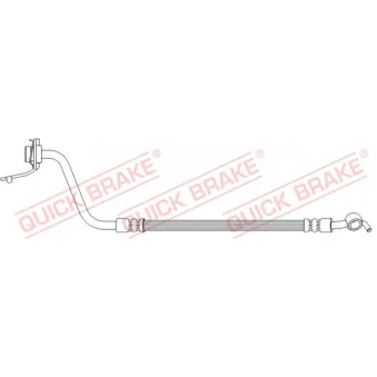 Flexible de frein QUICK BRAKE OEM 587372B010