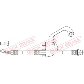 QUICK BRAKE 50.838X - Flexible de frein