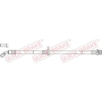 Flexible de frein QUICK BRAKE OEM 01466SEAE00