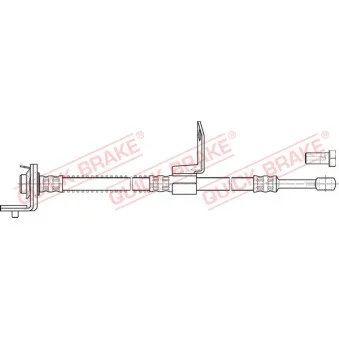 Flexible de frein QUICK BRAKE OEM 587321C000
