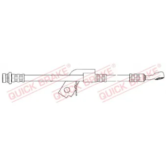 QUICK BRAKE 50.867 - Flexible de frein