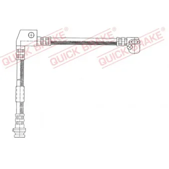 Flexible de frein QUICK BRAKE OEM 4621050J60