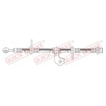 Flexible de frein QUICK BRAKE OEM 46410ST3E02