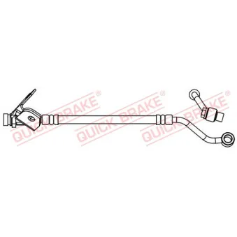 Flexible de frein QUICK BRAKE 58.014X pour HYUNDAI I20 1.2 - 86cv