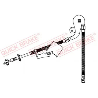 Flexible de frein QUICK BRAKE OEM 4806F9