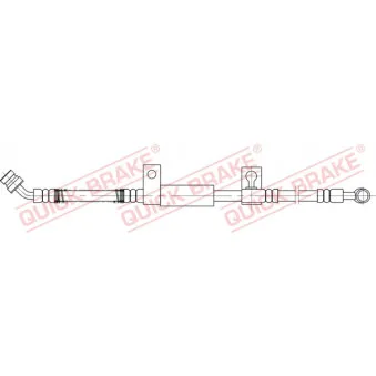 Flexible de frein QUICK BRAKE OEM 587323E100