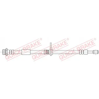 Flexible de frein QUICK BRAKE OEM 51550M68K00