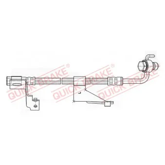 Flexible de frein QUICK BRAKE OEM 97AG2078DA