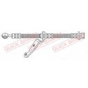Flexible de frein QUICK BRAKE OEM 01465-S10-010