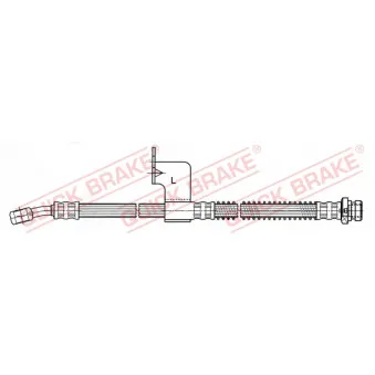 Flexible de frein QUICK BRAKE OEM 587321D000